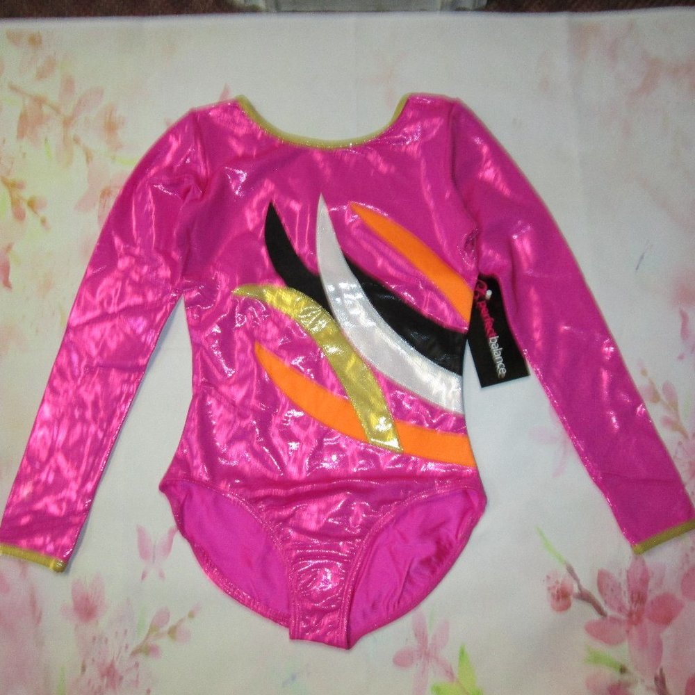 Leotard New Girls LC 12-14 Child or XS Adult Dance Gymnastics Perfect Balance